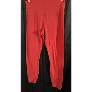 Lululemon leggings size 8 red